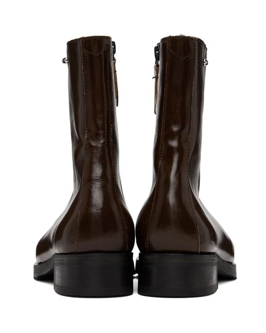 Our Legacy Brown Camion Boots for men