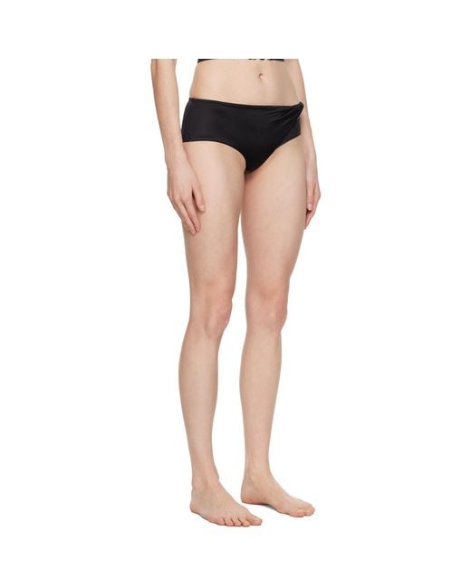Versace Black Belize Bikini Bottom