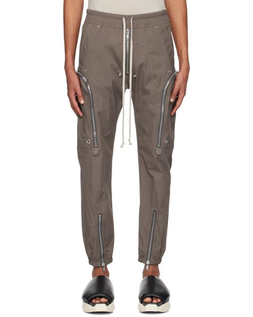 Rick Owens Multicolor Gray Bauhaus Cargo Pants for men