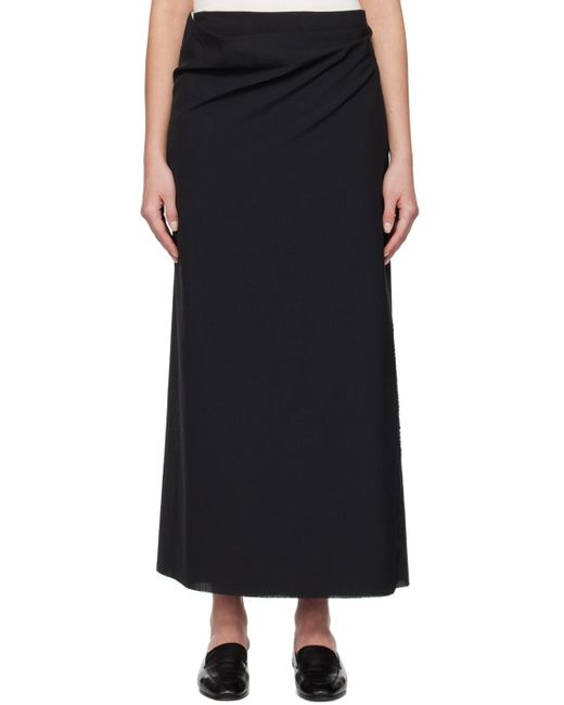 The Row Black Bines Maxi Skirt