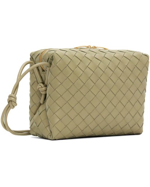Bottega Khaki Small Loop Camera Bag in Green Lyst