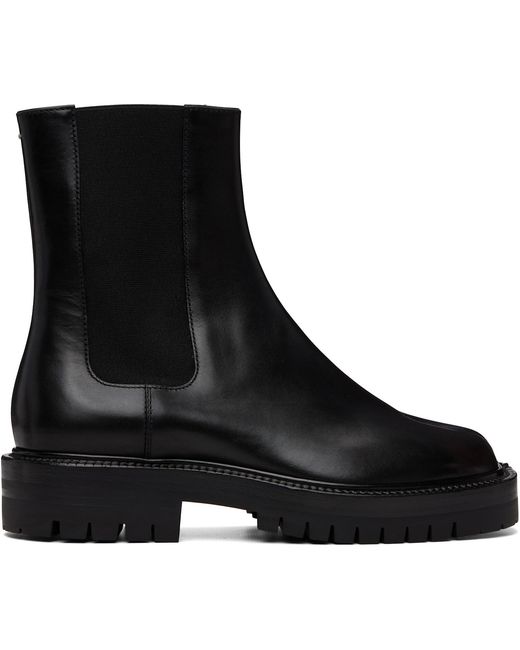 Maison Margiela Black Tabi County Chelsea Boots