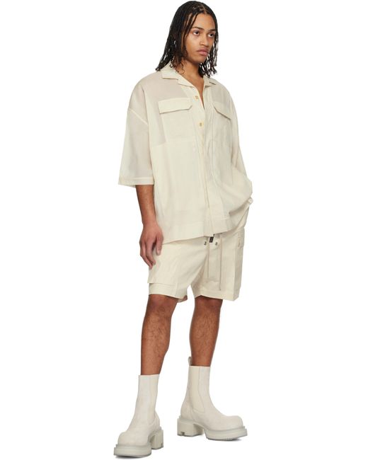Rick Owens Hollywood Beatle Bogun Chelsea Boots in White for