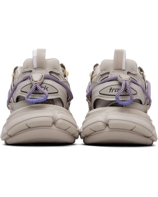 Balenciaga Gray Track Trail Laces Sneakers