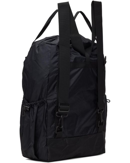 Engineered Garments Black Enginee Garments Ripstop Backpack for men