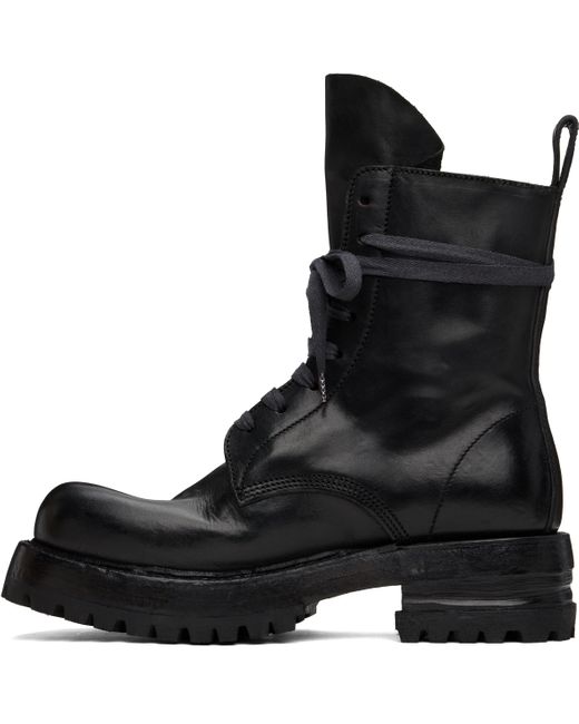 A Diciannoveventitre Black Zac Low Boots for men