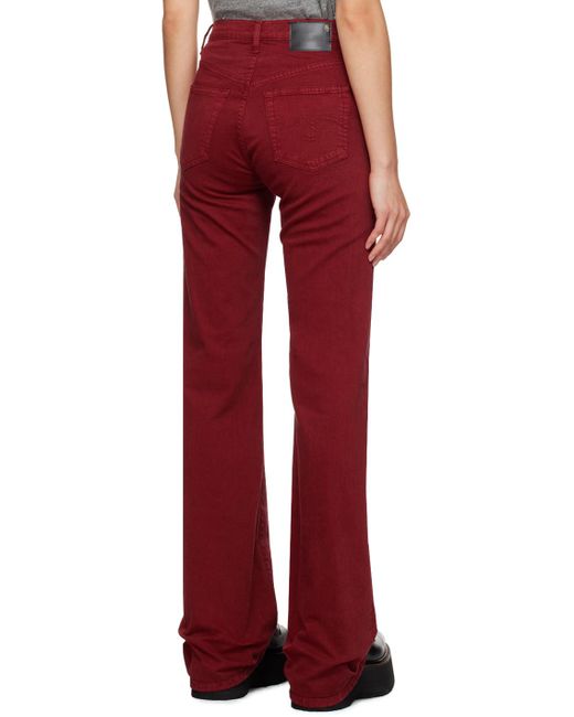 R13 Red Jane Jeans