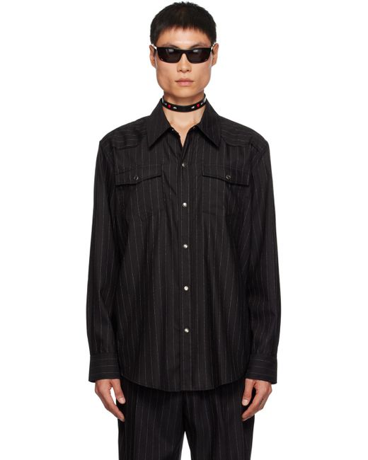 Our Legacy Black Frontier Shirt for men