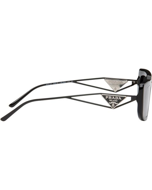 Prada Black Triangle Logo Sunglasses