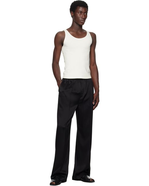 Peter Do Black Off- Han Open Back Tank Top for men