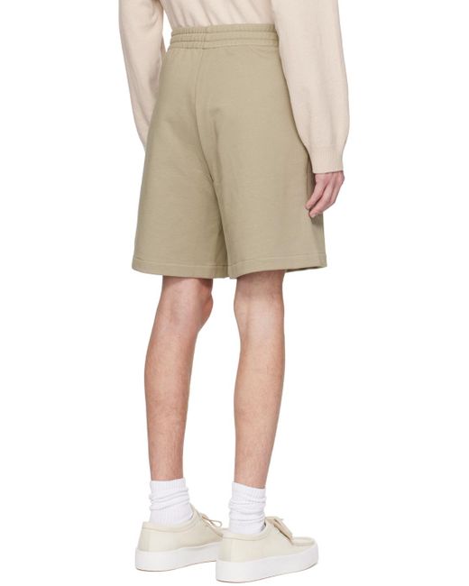 A.P.C. Natural . Khaki Colorado Shorts for men