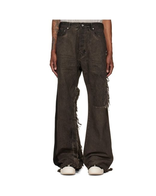 Rick Owens Gray Tower Combo Geth Jeans for men