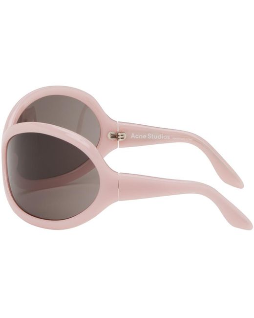 Acne Black Pink Arcturus Sunglasses