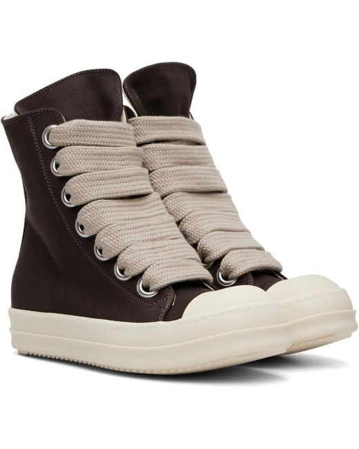 Rick Owens Black Tower Jumbolace Sneaks Sneakers for men