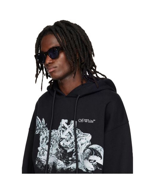 Off-White c/o Virgil Abloh Blue Akron Sunglasses for men