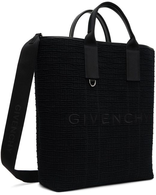 Givenchy Black Large G-essentials Tote for men