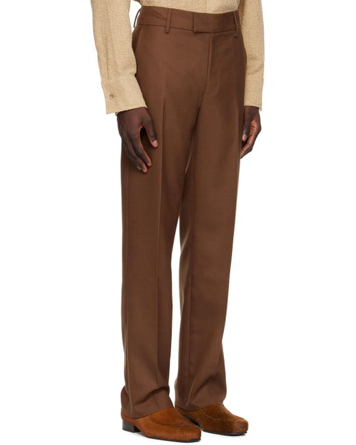 Séfr Brown Mike Trousers for men