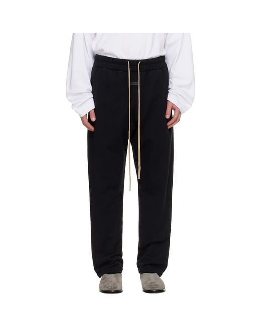 Fear Of God Black Relaxed Sweatpants for men