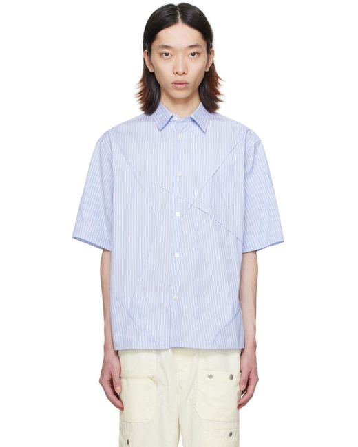 Undercover Blue Pinched Seam Shirt for men