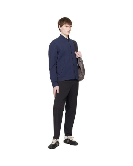 Veilance Blue Diode Bomber Jacket for men