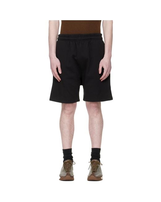 Entire studios Black Standard Sweat Shorts for men
