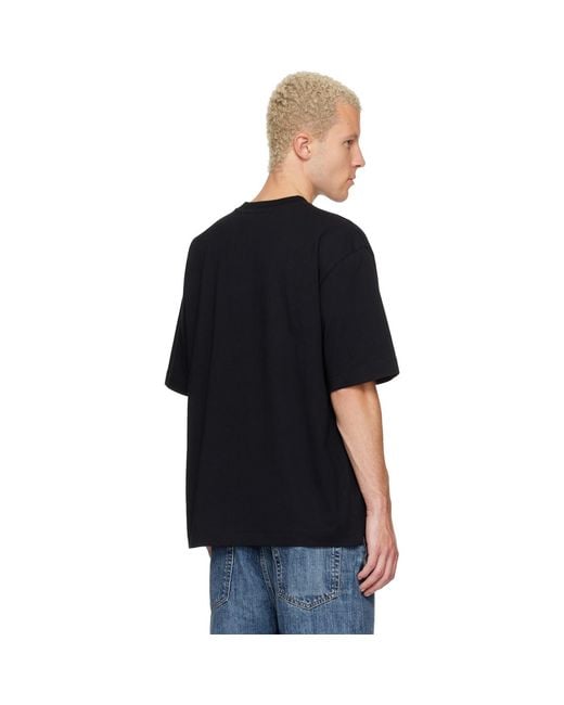 Off-White c/o Virgil Abloh Black Stroke 2 Arrow Skate T-Shirt for men
