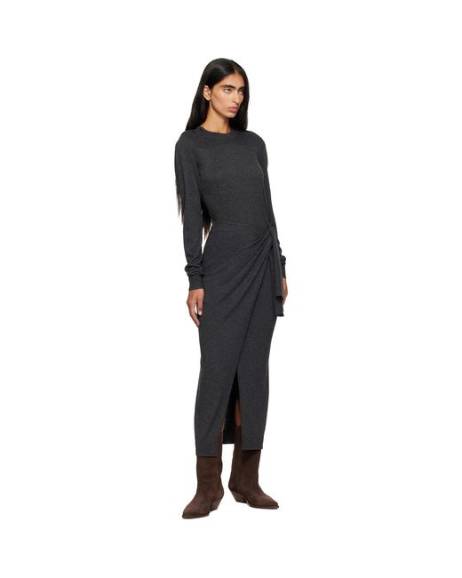 Isabel Marant Black Jozira Maxi Dress