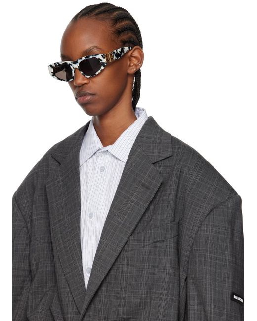 Balenciaga tortoise hotsell shell sunglasses