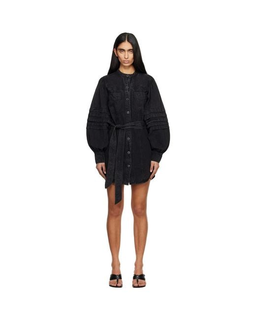 Isabel Marant Black Moe Minidress