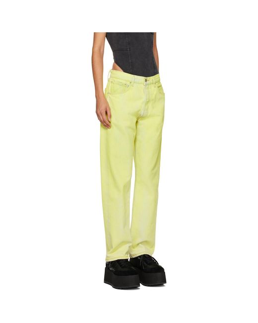 NOTSONORMAL Yellow High Jeans