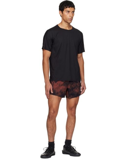 Y-3 Black Running Short Sleeve T-Shirt for men