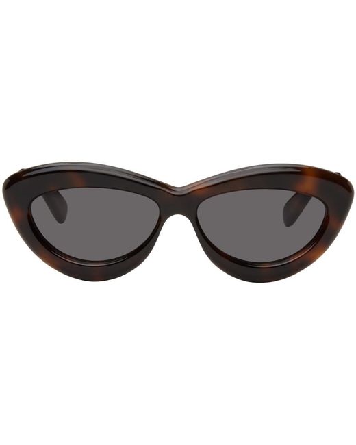 Loewe Black Brown Cat-eye Sunglasses for men