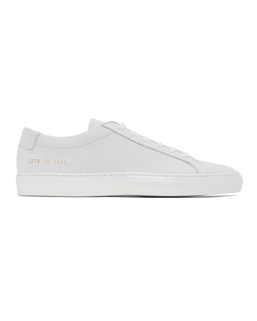 common projects achilles lux nubuck sneakers