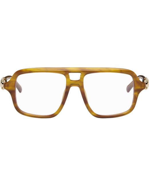 Gucci Black Navigator Frame Sunglasses