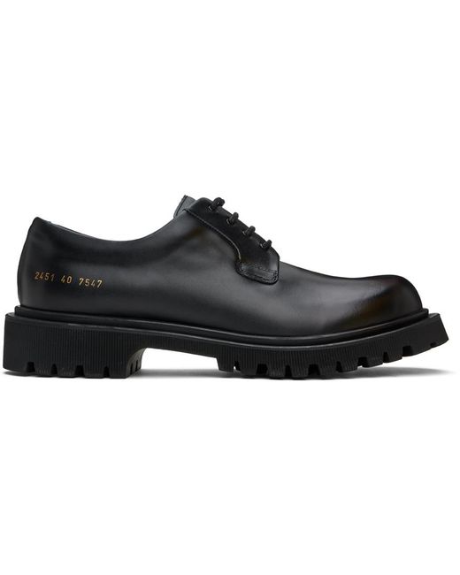 Common Projects Black Chunky Derbys for men