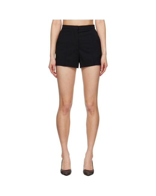 Loulou de Saison Black Serge Shorts