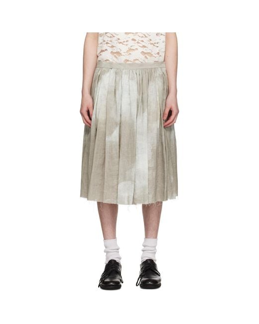 Undercover Natural Uc1E4604-2 Skirt for men