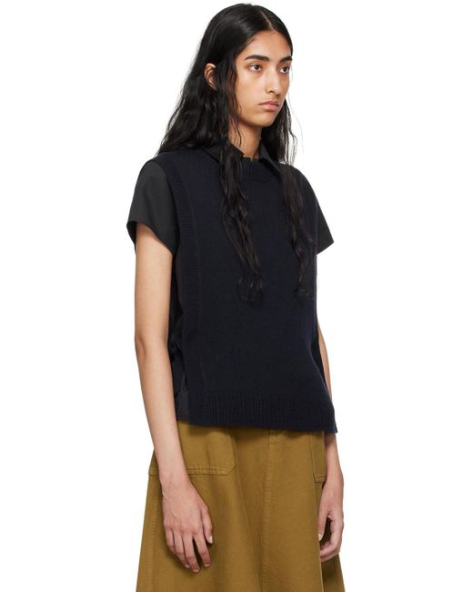 A.P.C. Black Margot Vest