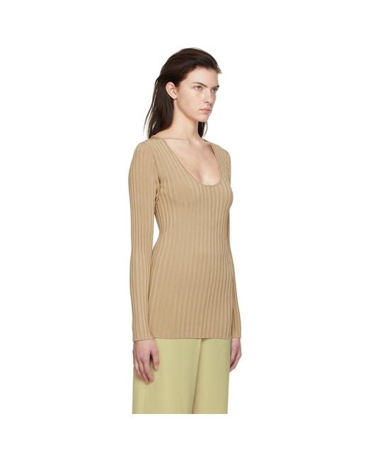 By Malene Birger Multicolor Beige Seren Sweater