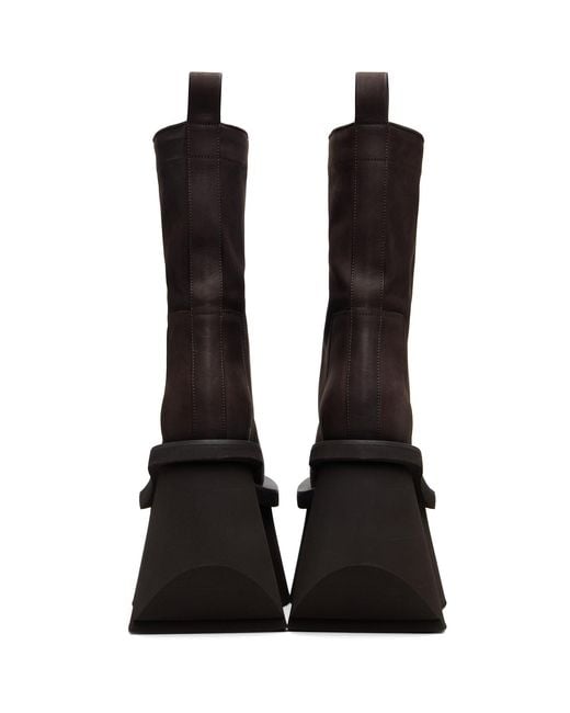 Rick Owens Black Concordians Factory Boots for men
