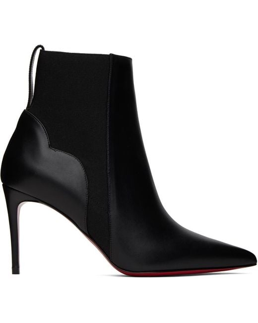 Christian Louboutin Black Chelsea Chick Boots
