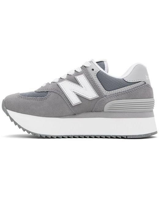 New Balance Black 574+ Sneakers