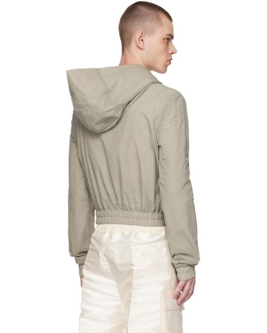 Rick Owens Multicolor Gray Paneled Jacket for men