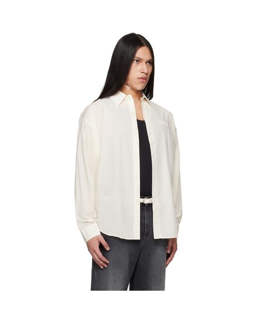 mfpen Black Off- Essay Shirt for men