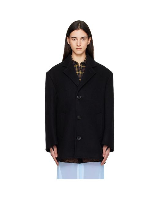 Coperni Black Oversize Coat