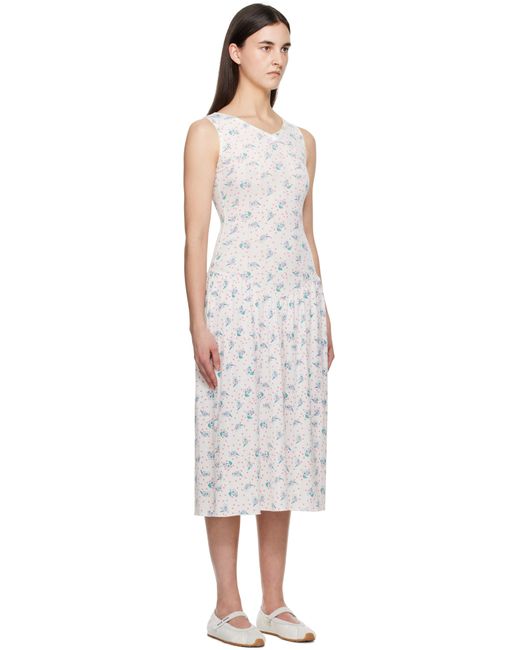 Ashley Williams Black Pointelle Midi Dress