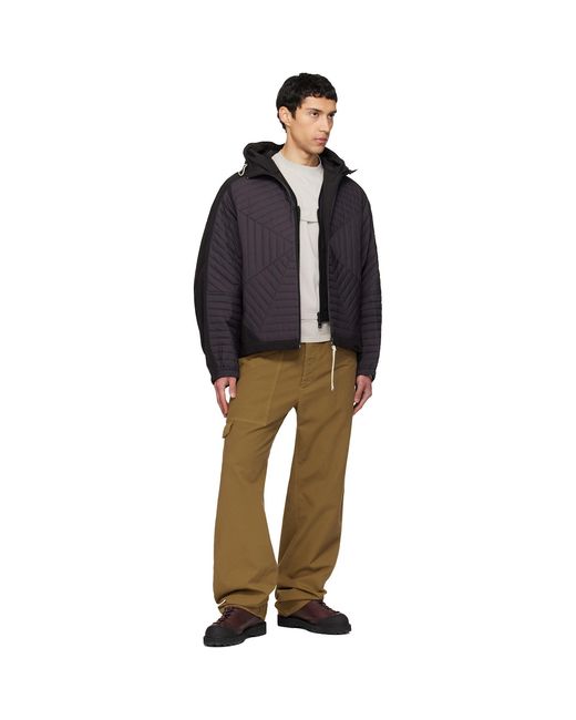 Mordecai Blue Radiant Hybrid Windbreaker Jacket for men