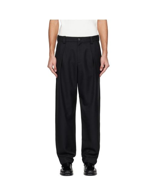 A.P.C. Black Renato Trousers for men