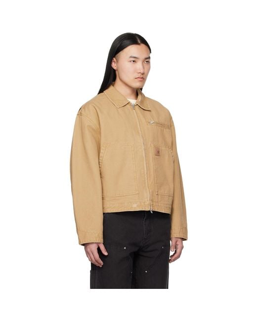 Represent Black Heaton Workwear Jacket for men