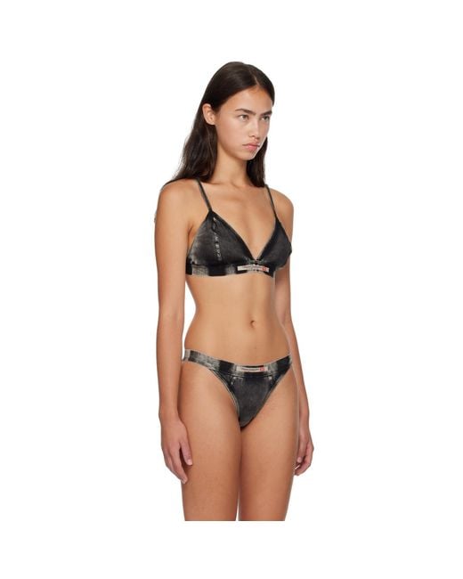 DIESEL Black Triangle Bra